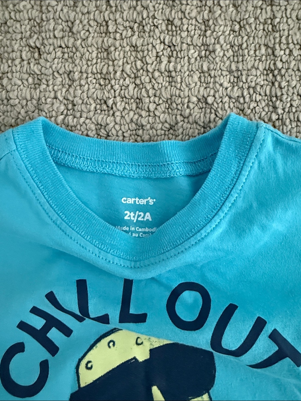 Carter's Boys' Assorted Short Sleeve Tees - Blue, Teal, Green, White - Picture 15 of 16